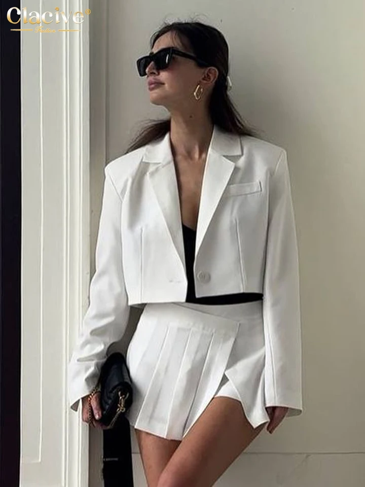 Clave Fashion Loose White Office 2 -Pets Sets