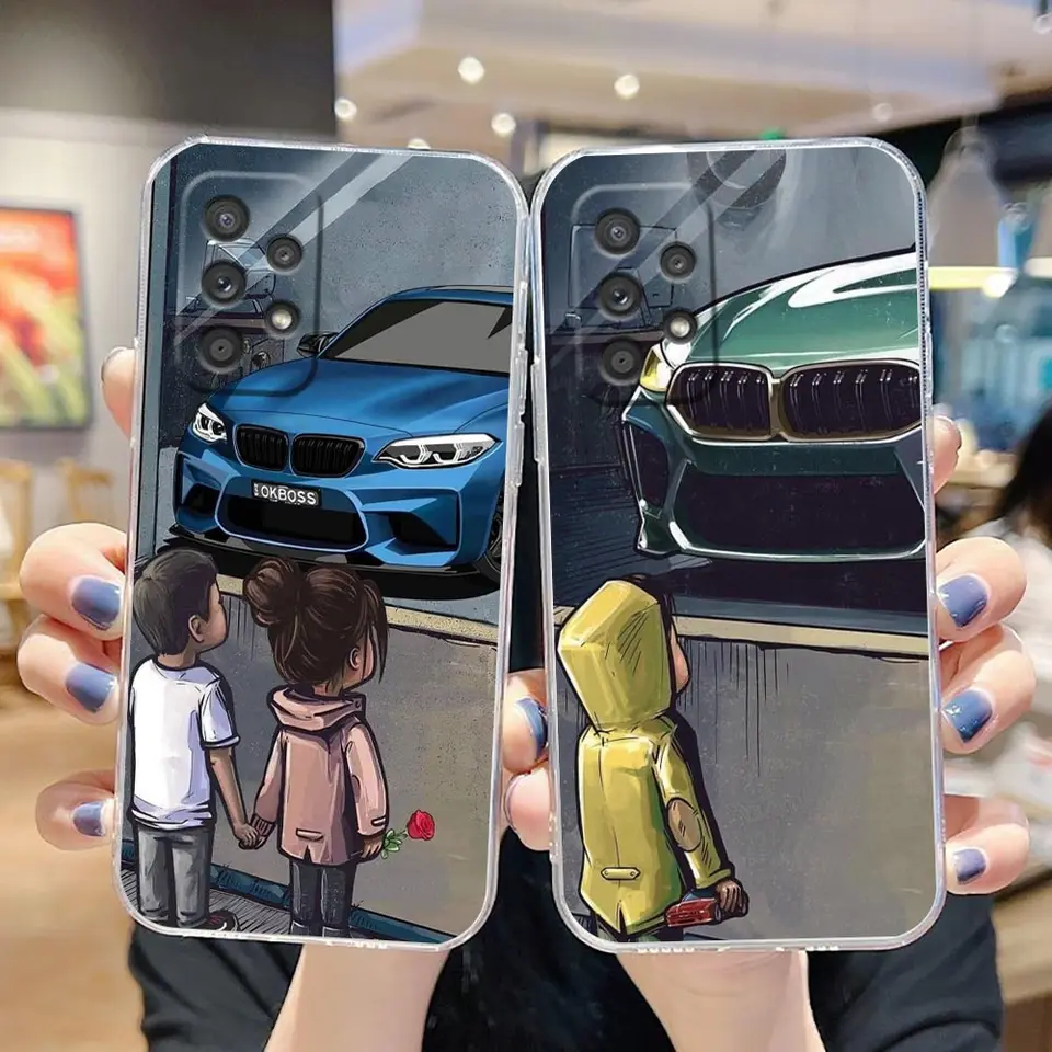 Clear Case pre Samsung Galaxy A55 A25 A20S A21S A22 A23 A31 A32 A35 A50 A51 A52 A53 A71 A72 5G Case Boy Pozri Sports Car JDM Drift