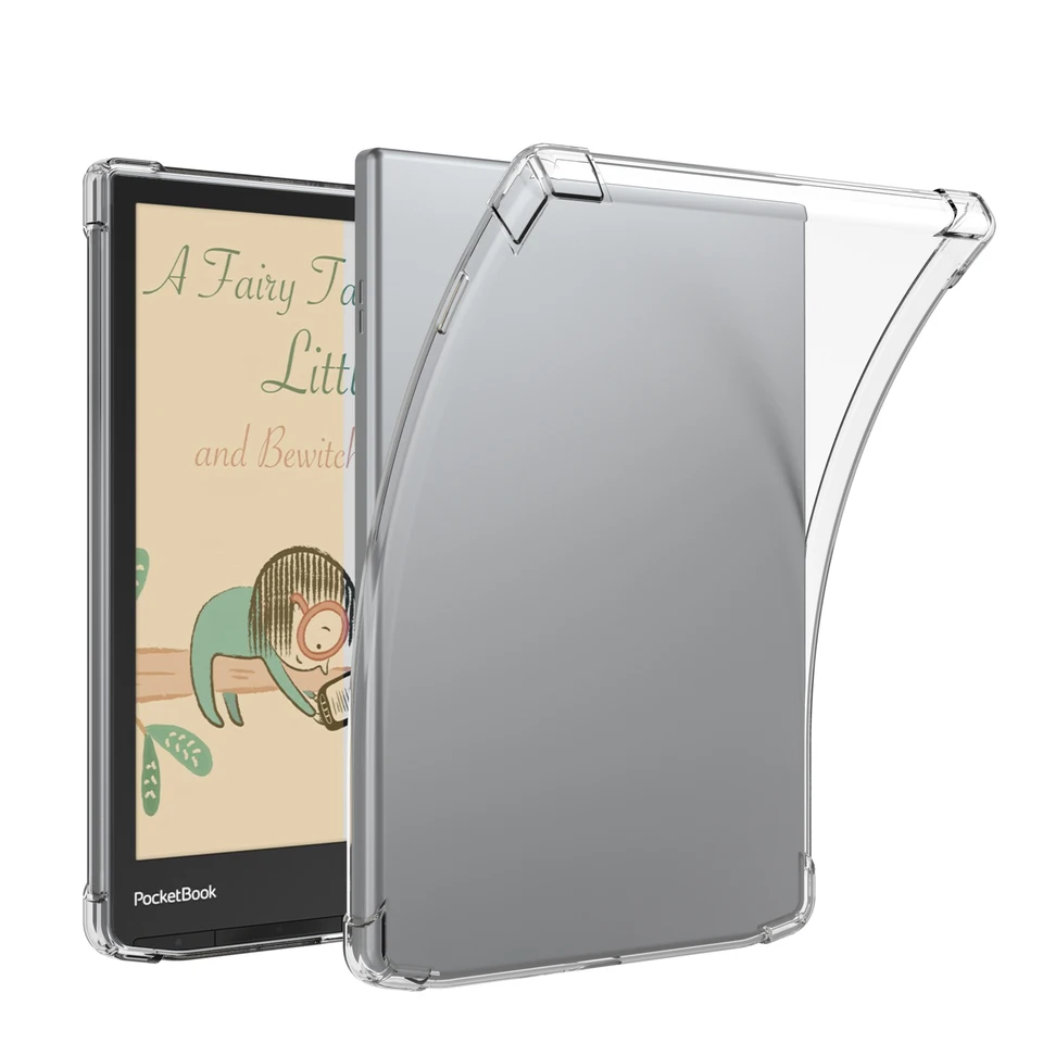 Clear Case pre vreckovú knihu 740 Inkpad 3/Inkpad 3 Pro E -Reader - tenký ľahký priehľadný silikónový flexibilný mäkký zadný kryt