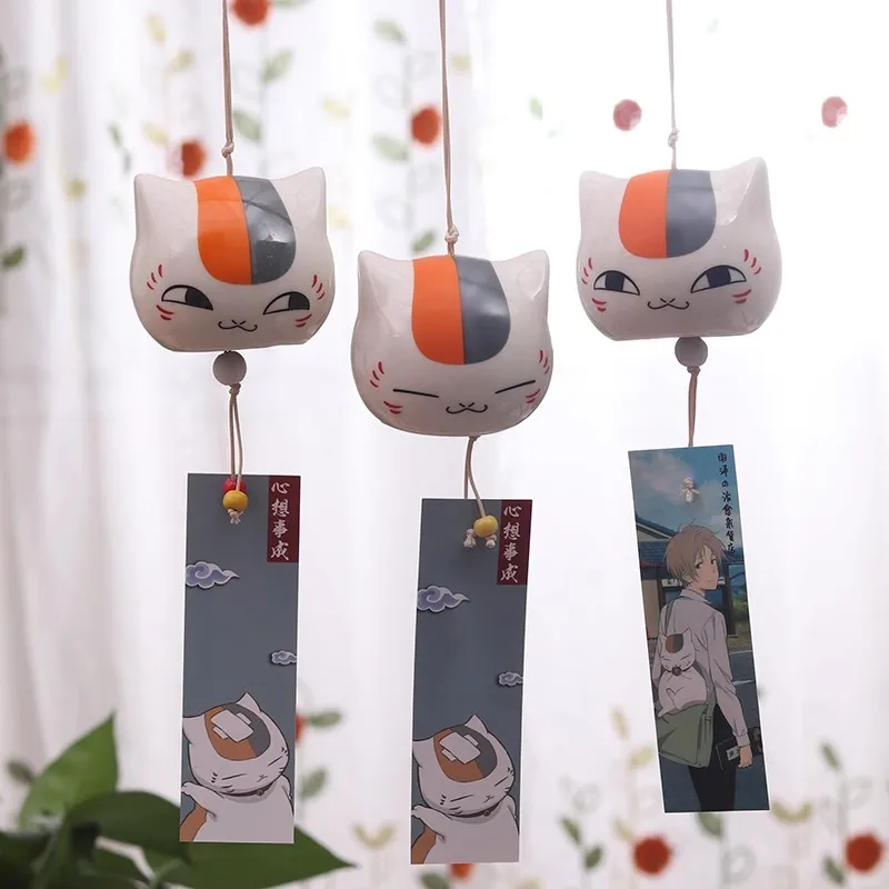 Clear Madara Cat Wind Citmine medúzy Glass Glass Anime Anime Natsume Yuujinchou Chime Japanses House Dekorácie Doplnky miestnosti