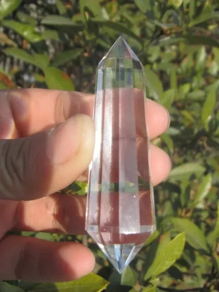 Clear Natural Quartz Crystal Wand Point Hoje
