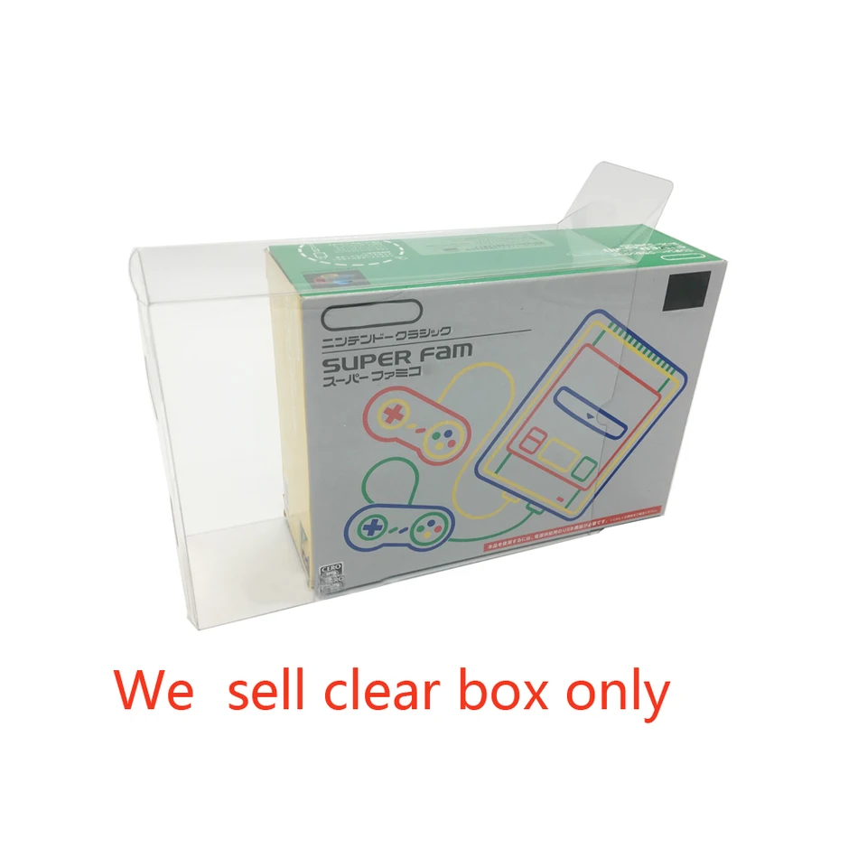 Clear Protection Bet box pre SFC Mini/ SNe Smini Collection Display Storage Box