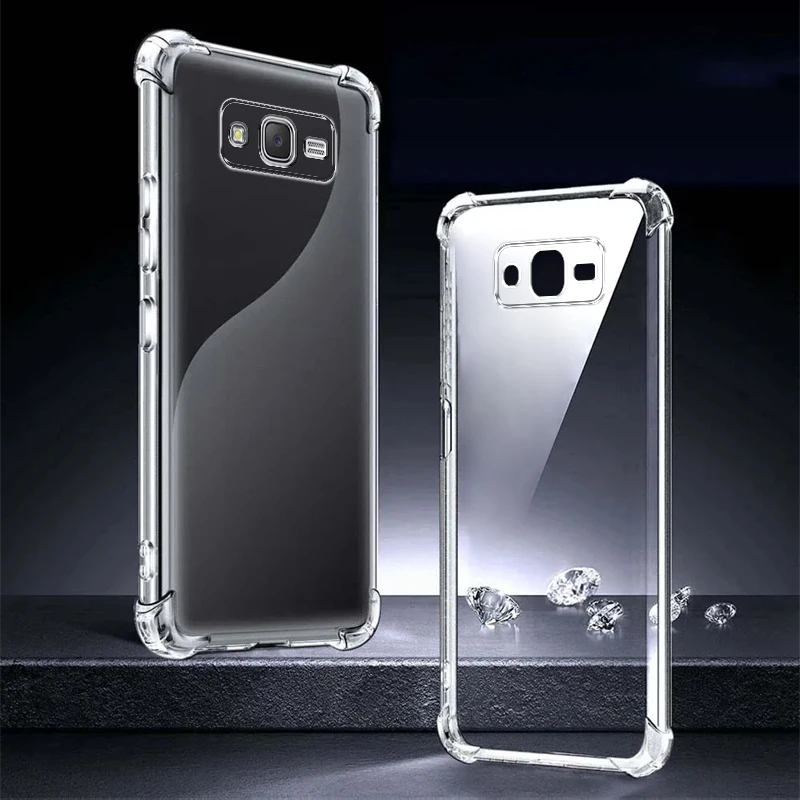 Clear Transparent Case pre Samsung Galaxy J7 2015 Silikónový puzdro Soft TPU Back Cover pre Samsung J7 2015 J700 J7 NXT PASELS