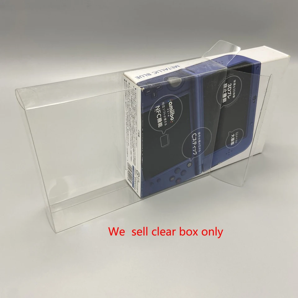 Clear Transparent Cover pre new3dsxl ll US/JP verzia Game Console Storage Box Pase Plast Pet Protector