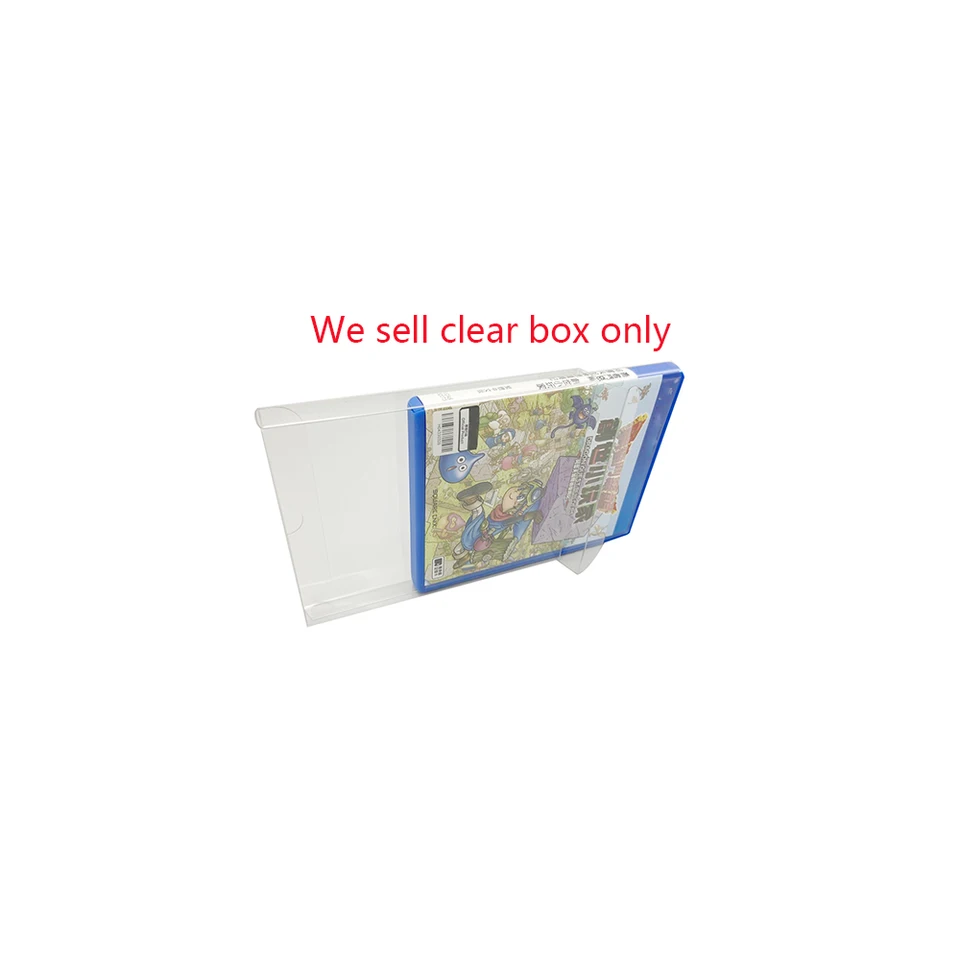 Clear Transparent PET puzdro pre PSV pre PS Vita Storage Protection Collection Zobraziť skrinku