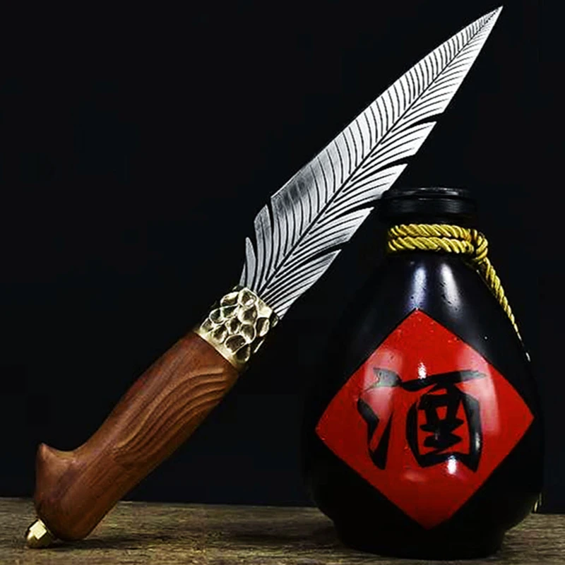 Cleaver nôž 7cr17mov ručne kované oceľové kuchynské nôž ostrý úžitkový boning steak cleaver BBQ krásny nôž so vzormi