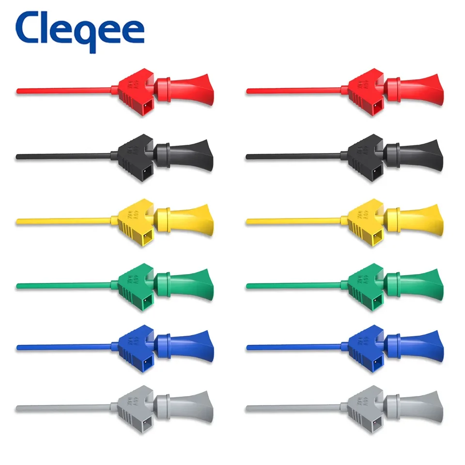 CLEQEE P5003 MINI SMD IC TEST HOOK CLIP Jumper Test Logic Analyzer Grabber Connect Connect DuPont Test Olovo príslušenstvo 30V/5A