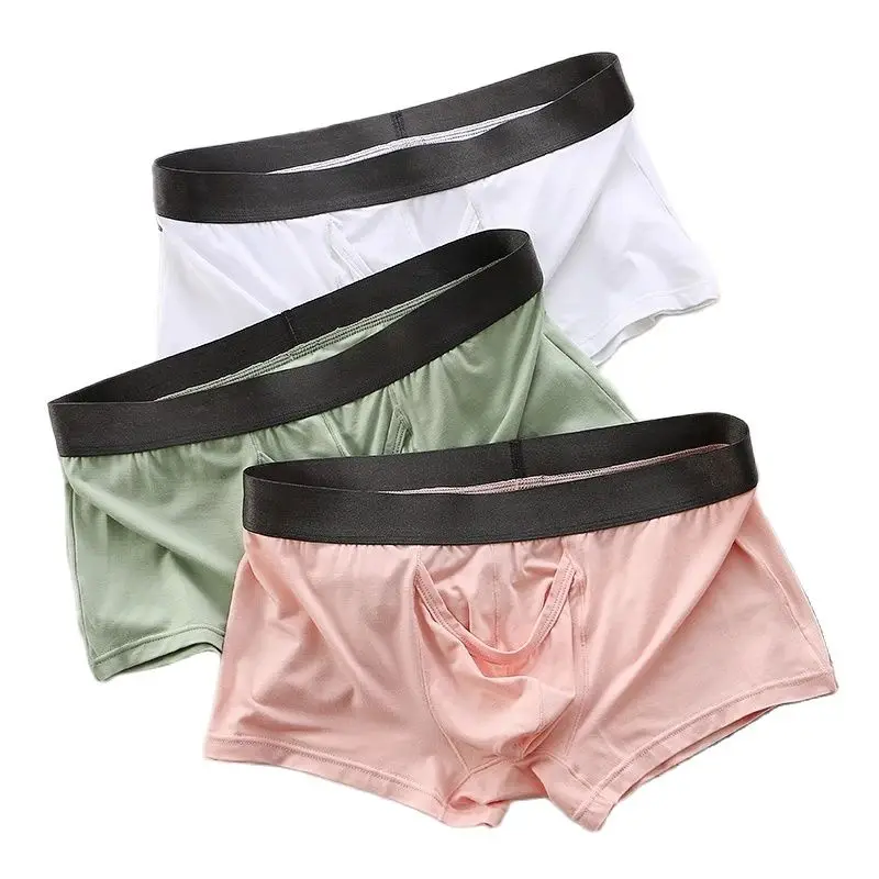 Clever-MenMode 3x/ Kit boxery Sexy spodná bielizeň s dlhým penisom puzdro Men slonový nos spodnú nohavicu Elastické nohavičky Boxersporty Trunts