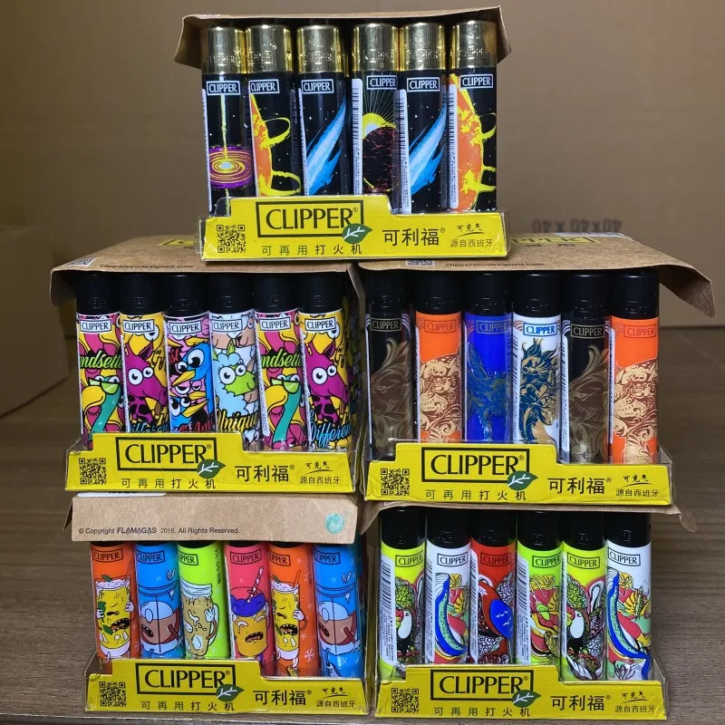 Clipper ľahšie brúsenie kolesa Flint Wheel Righter Nylon Body Regilble Butane Torch Zapaľovač fajčiarske príslušenstvo zadarmo nakupovanie zadarmo