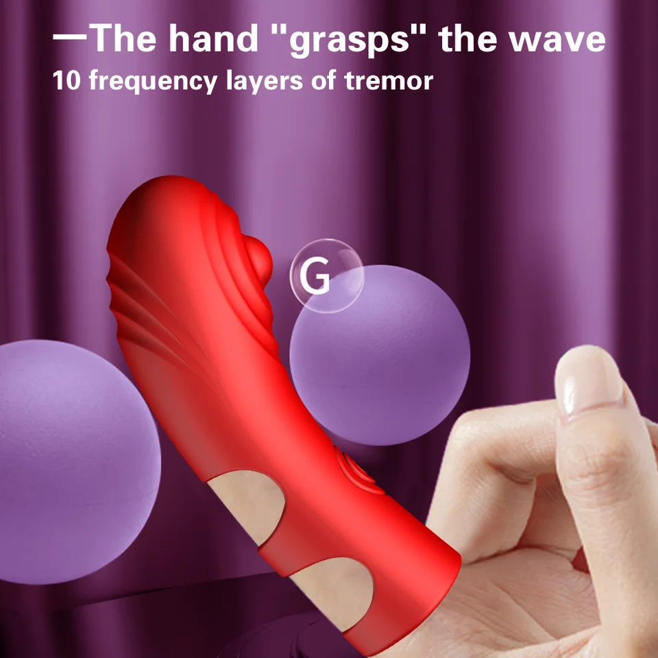 Clitoral 10 Speed ​​Finger Vibrator G Spot Clitors Massager Massager dospelých sexuálne hračky stimulátor ženský masturbácia sexuálne hračky pre páry