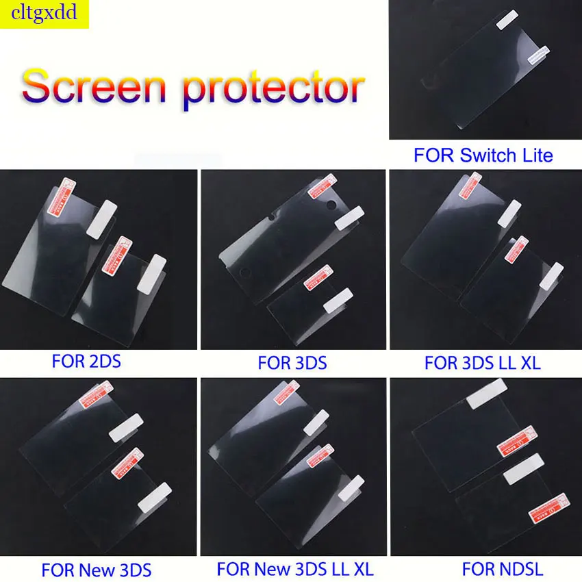 cltgxdd 1 kus plastové čisté pre chránič objektívov na obrazovke pre 2ds/3ds/3ds ll xl/nové 3DS/nové 3DS ll xl/ndsl/prepínač Lite Protector chránič lite