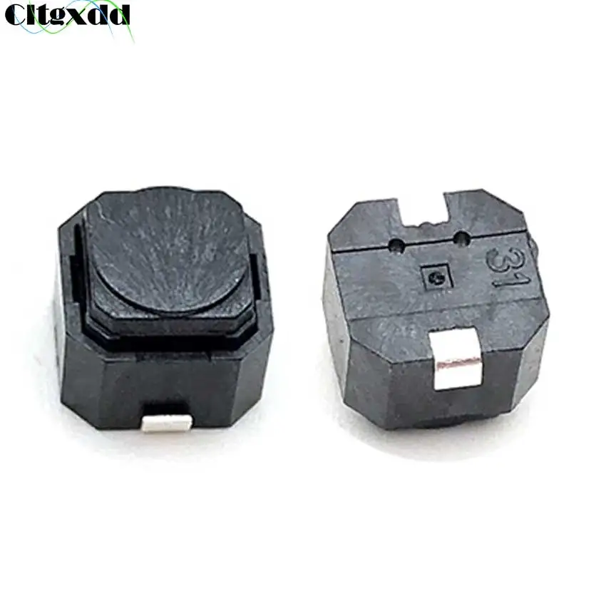 Cltgxdd 10pcs 6*6*4,3 / 6*6*5 SMD Tichý silikónový spínač Keeysport Micro Switch Spínač 6x6 x 4,3 mm / 5 mm