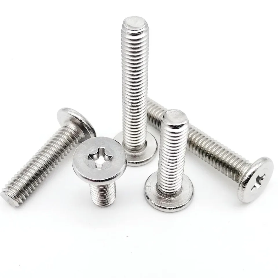 CM M1,4 M1,6 m2 m2,5 m3 m4 m6 m6 A2-70 304 Nerezová oceľ krížový Phillips ultra tenký skrutk