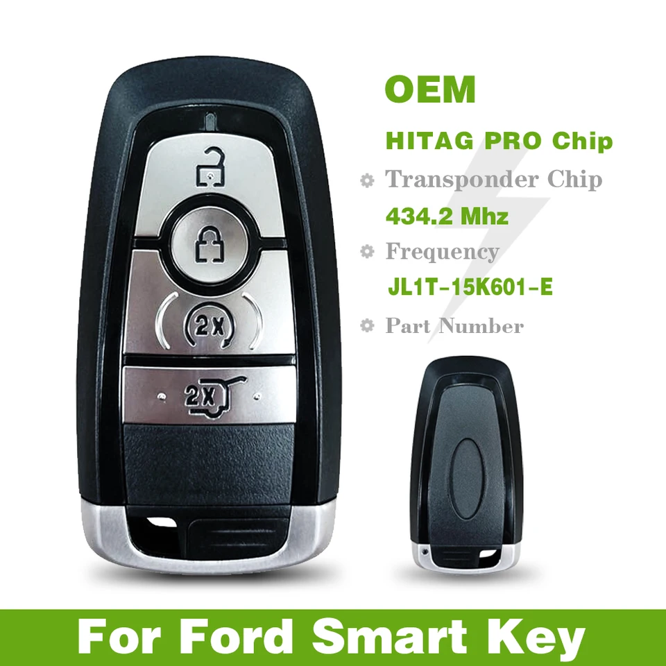 CN018098 Pôvodný inteligentný kľúč pre Ford Keyless CAR DISTOBIL HITAG Pro Chip 434.2MHz Číslo dielu JL1T-15K601-E