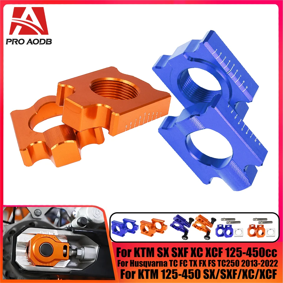 CNC 25 mm Blok zadného reťazca pre zadnú reťazovú nápravu pre Husqvarna TC125 FC250 450 TX300 FS450 TC250 FX350 FX450 KTM SX SXF XC XCF 125-450