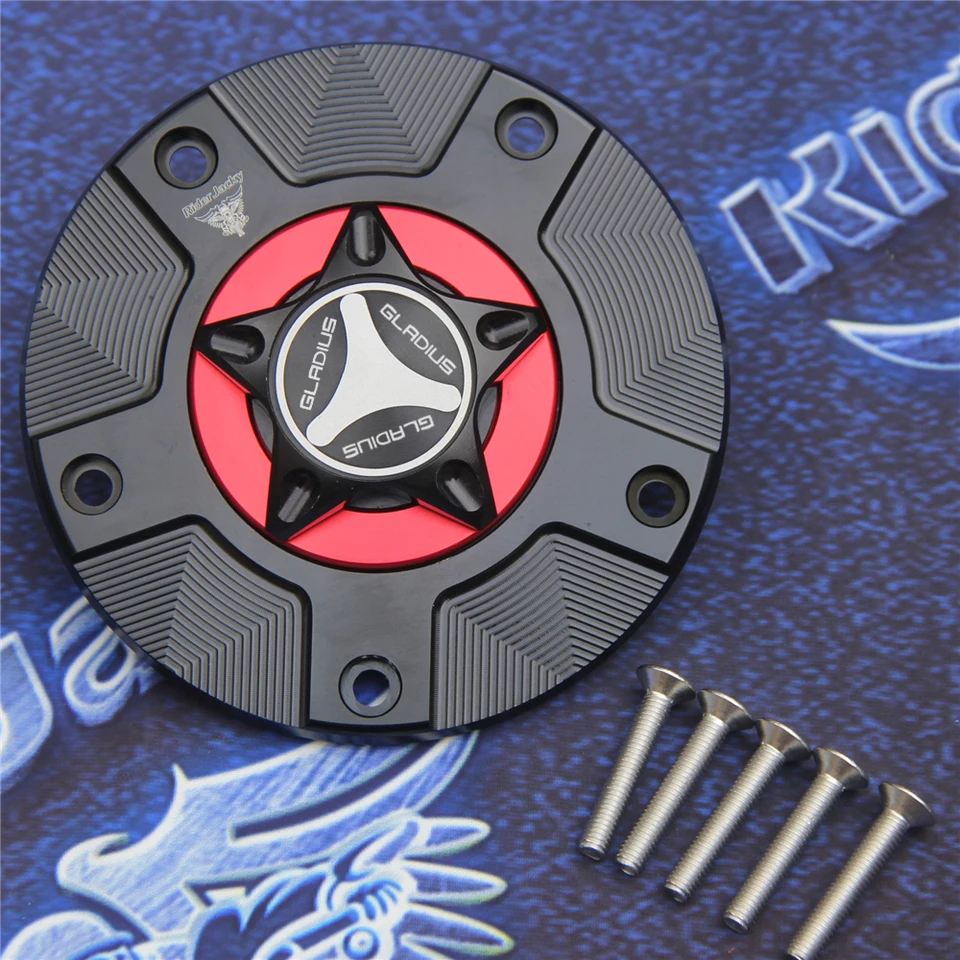 CNC hliníkový kľúča bezkľúčový kryt palivového plynového krytu pre krytie nádrže pre plynový plyn pre Suzuki SFV650 Gladius 2009-2015 (2010 2012 2012 2013 2014