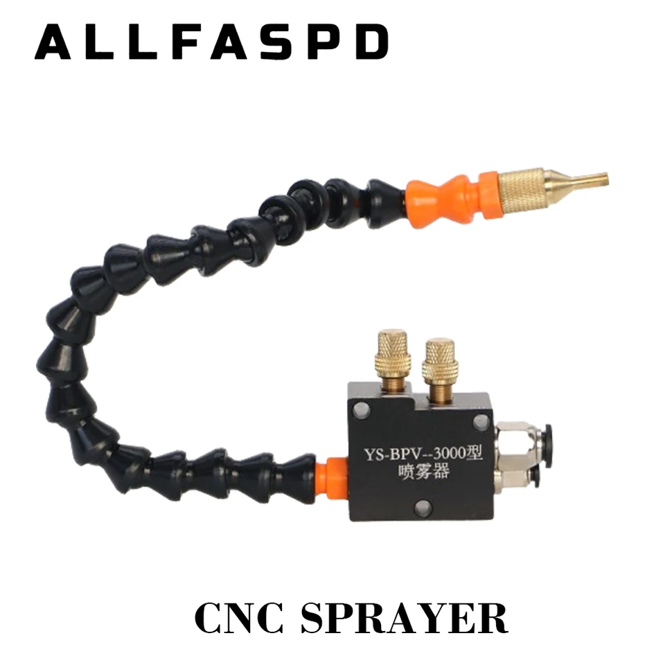 CNC hmla chladiacej kvapaliny Sprejový systém Univerzálny CNC Mistrové chladenie pre 8 mm vzduchové potrubie CNC Lathe Fleging Gravírovanie stroja