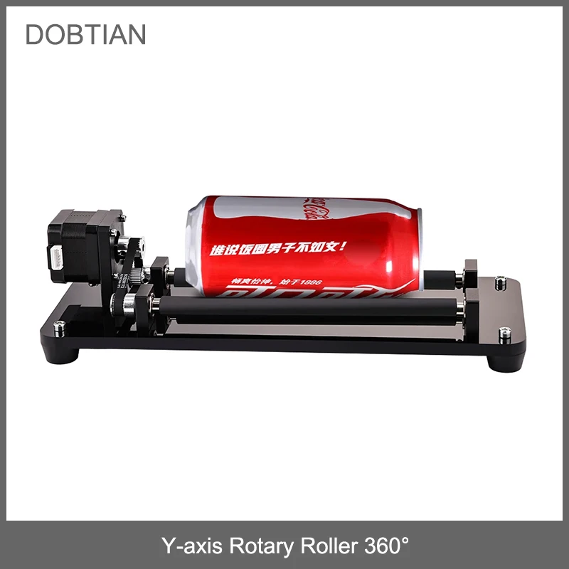 CNC laserový ryšík y osi y rotačný valček 360 ° Rotačný 3-stupňový nastavovací laserový rotačný modul pre valcové objekty