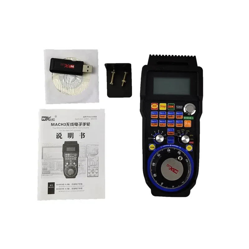 CNC mach3 USB 4 6 Axis Wireless Electronic Randwheel Ovládač gravírovania gravírovanie diaľkovo Contro MGP Handwhee