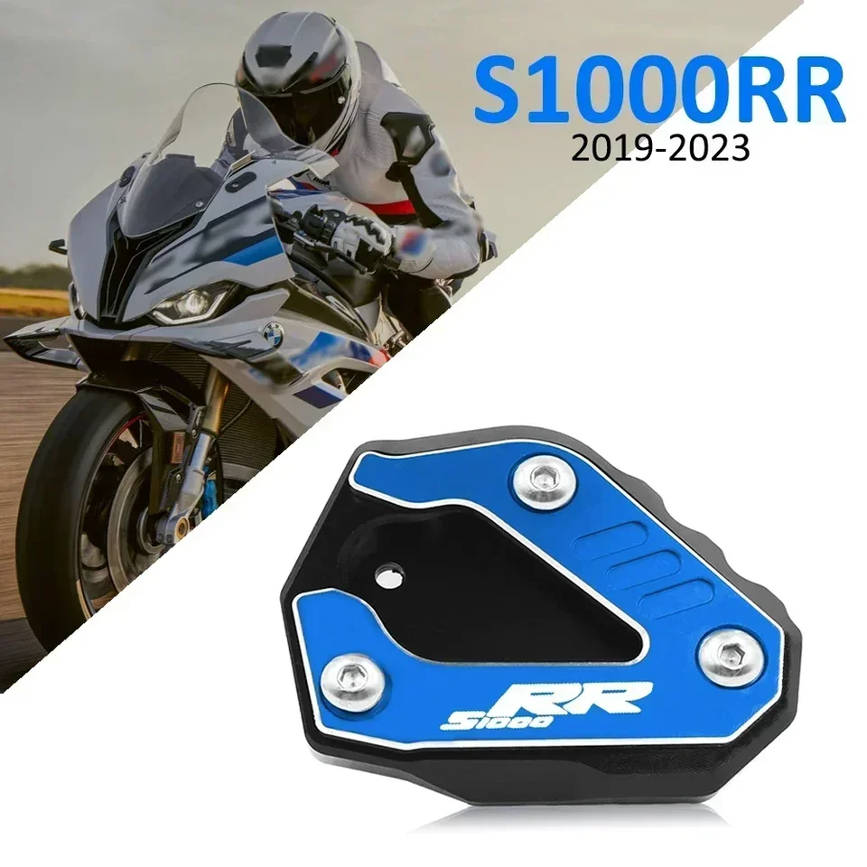 CNC Motocykel Kickstand Foot Side Stock Zväčšenie podložky podložky pre S1000RR S1000 RR S 1000 RR 2019-2022 2023