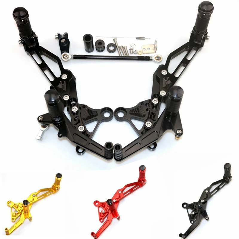 CNC nastaviteľné zadné súpravy Foot Rest pre Honda Grom MSX125 2013 2014 2014 2015