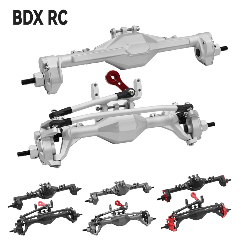 CNC obrábaný hliník integrovaný predný zadný portál eloxovaný pre 1/10 RC Crawler Auxi Axial SCX10 II RGT 86100 Redcat Gen8