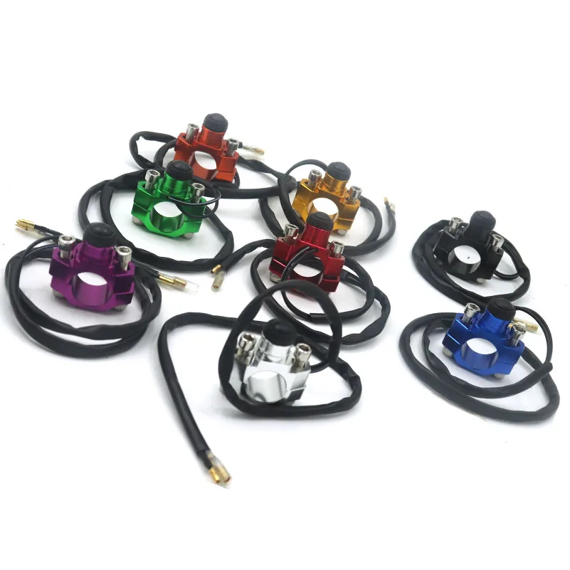 CNC Universal Motorcycle Engine Stop Stop Spustenie spínaču prepínača na spínač tlačidla pre Yamaha Kawasaki KTM Honda CRF250 CRF450