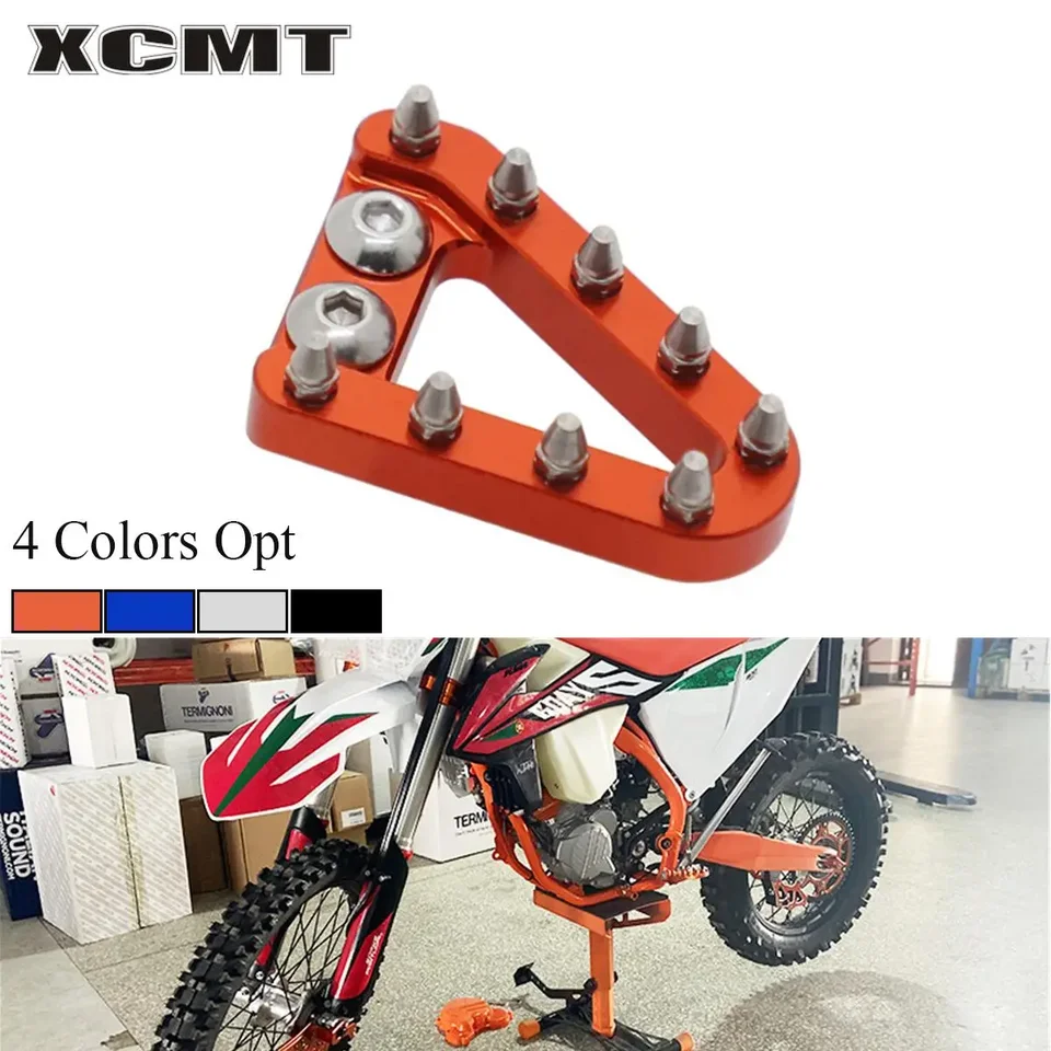 CNC zadný brzdový pedál Krok Tip Plate pre KTM EXP EXP SX SXF XC XCF XCW XCFW 125 150 200 250 300 300 350 400 450 500 530 530 2012-2016