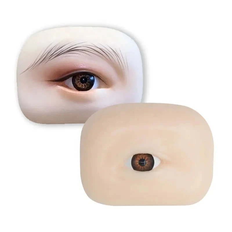CNKESS Microblading 5D textúrované bionické silikónové tetovanie obočia a očný modul stereoskopický výcvikový tréning tréning kože