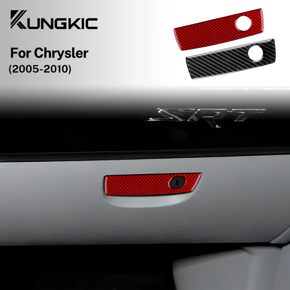 Co-pilot Rukavice v rukaviciach Real Soft Soft Soft Abbic Fiber Sticker pre Chrysler 300 300C 2005 2006 2007 2008 2009 2010 Interiérové ​​doplnky
