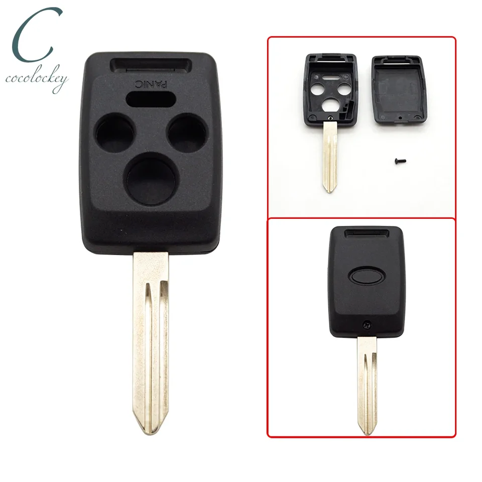Cocolockey Remote Head Car Key Shell pre Subaru Tribeca Legacy 4Button Nahradenie prázdnych kľúča puzdro nezrezané DA34 Blade