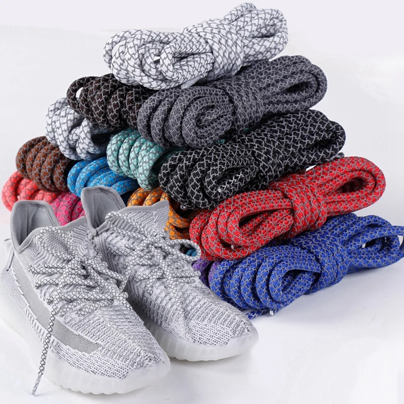 Coconut 350 2V Shoelaces Round Shoe Laces Reflex Shoelace Príležitostné tenisky Gypsophila Angel Shoes Doplnky 1 pár