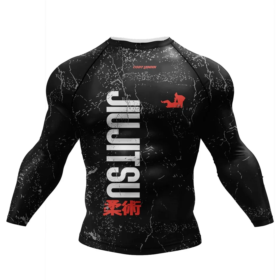 Codylundin Gym Muay Thai Boxing Compress Dresy Anti Mrany Men Jersey Unisex Boxing Dresy Bjj Gi Mma Rashguard Limited