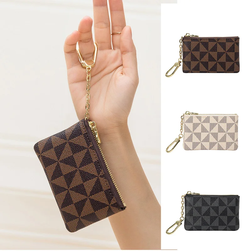 Coin Curet Metal Decotion Deskorácie malé zavesenie vrecka Key Bag Simple Tlated Mini Card Bag