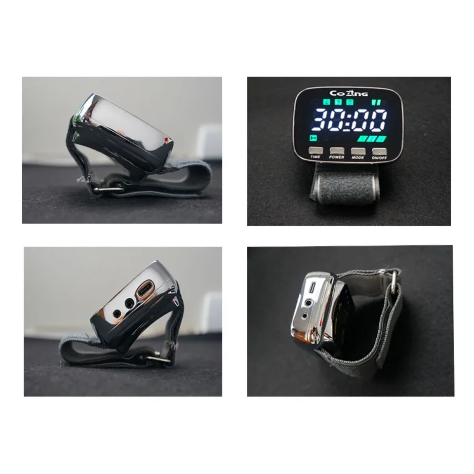 Cold laserová terapia Infravermelho hodinky cukrovka Hypertenzia hladina cukru Watch Watch Watch