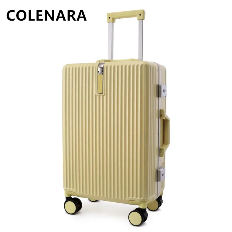 Colena Nová batožina hliníkový rámček na palubu PC PC Trolley Case Študent Travel Bag 18 