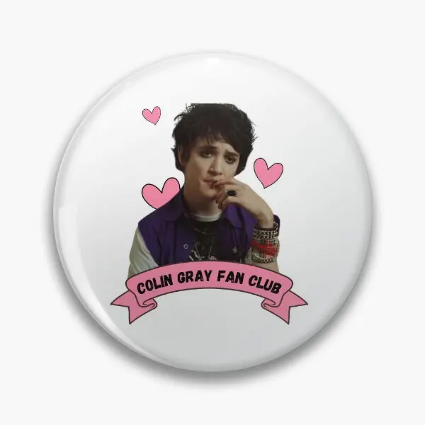 Colin Gray Fan Club Jennifers y Soft gombíka PIN Darček Ženy Roztomilý vtipný odznak milovník Kovová kovová klobúk broš