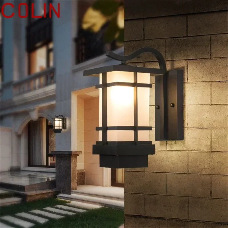 Colin Modern LED nástenné svietidlá vonkajšie svietnaté vodotesné terasy osvetlenie pre verandu Balkón Courtyard Villa Aisle