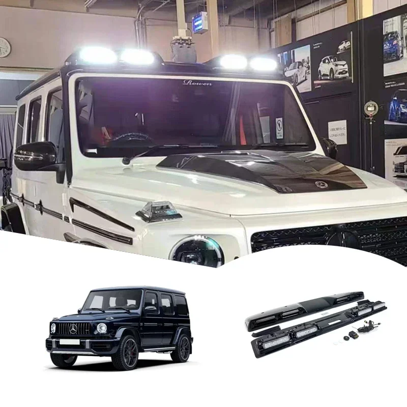 Combo Bar Waterproof Work Work Svetlo Riadky Row Off-Road Truck Stretre Spoiler pre Mercedes Bens G Class W464/Brabus