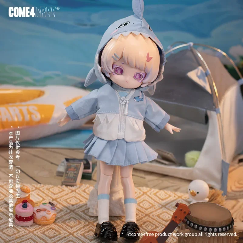 Come4 Free Daily Series Shark Sugar Fish Doll Clothes OB11 BJD Doll Sukne sukne obliekania bábik a osobné zdobenie