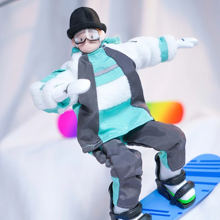 Come4Arts 50% Series Gold Ski Suit Plush Doll Clothes Chinese Oblek pre vypchaté bábiky Girl's Hračky narodeniny darček