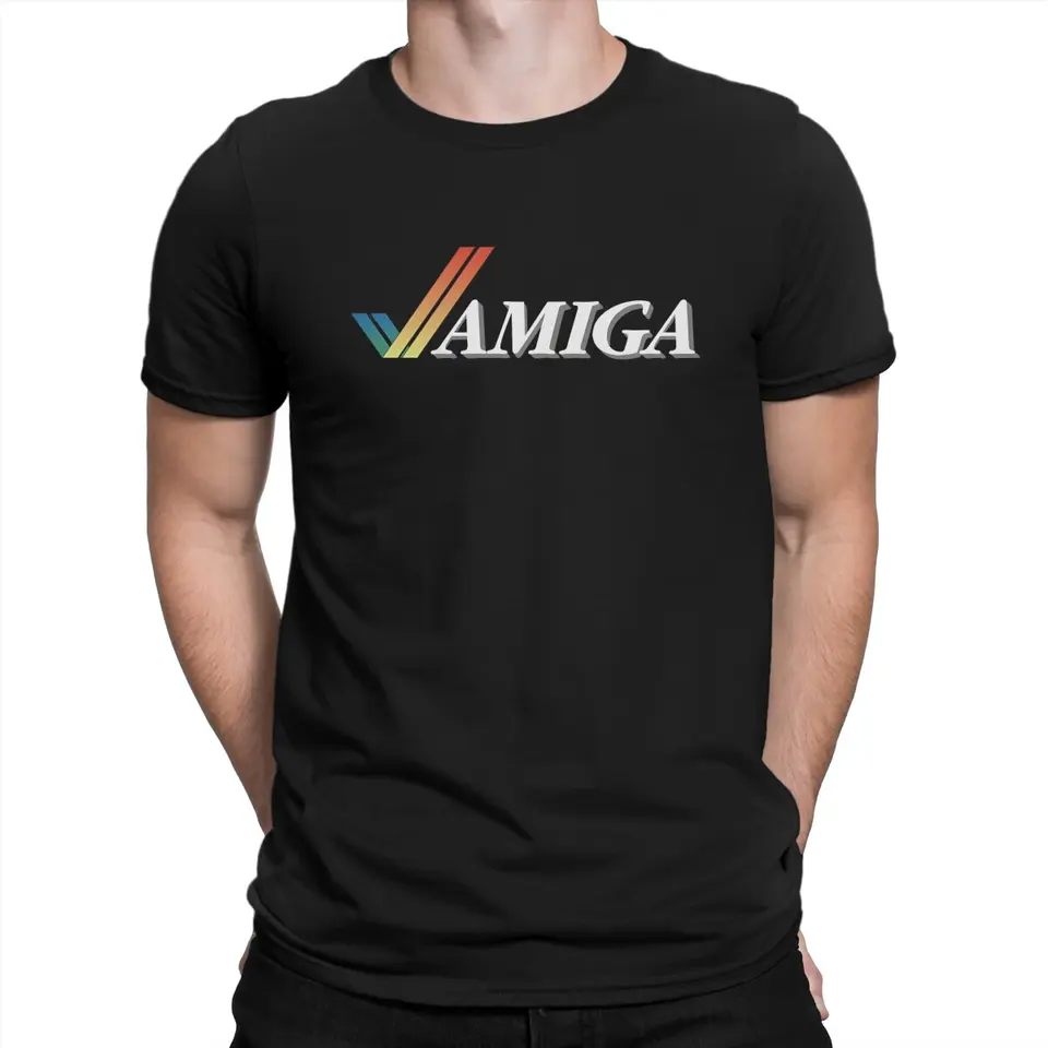 Commodore Amiga Commodore Amiga 500 Men T košeľa Cotton Alternatívne Crewneck Trhirt Harajuku Oblečenie