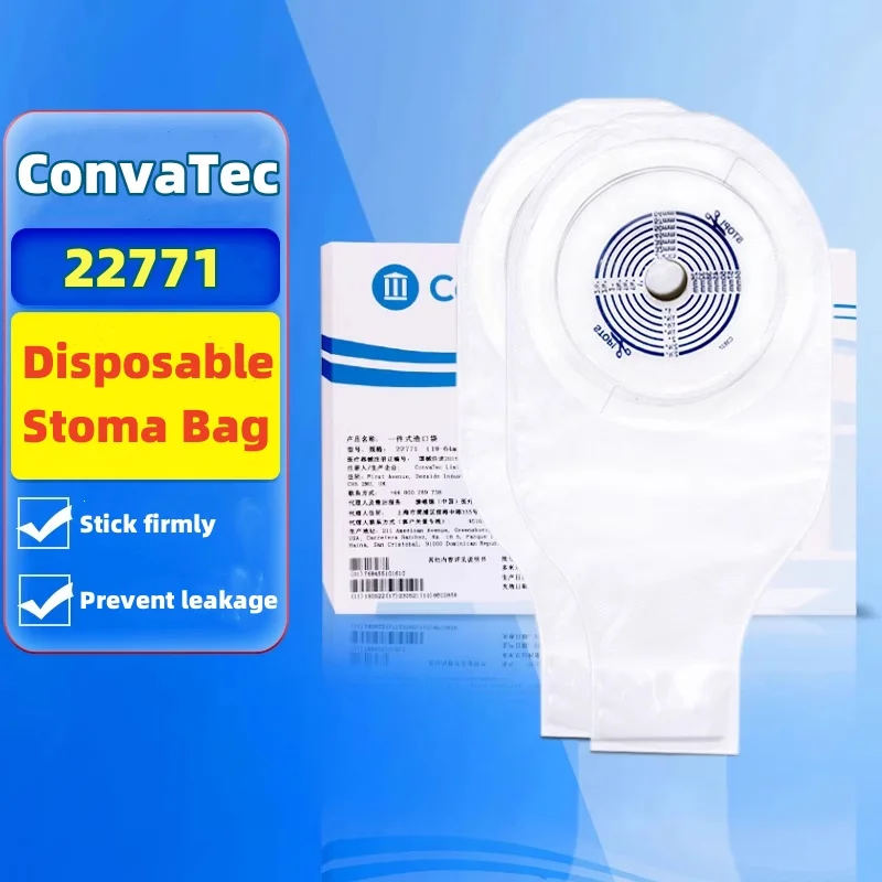 Comvita 22771 jednodielna vrecká na jednorazové vrecko na jednorázové stoma tašku Fekálny konečník Ostomy vrecko s klipom uzatváranie zdravotnej starostlivosti