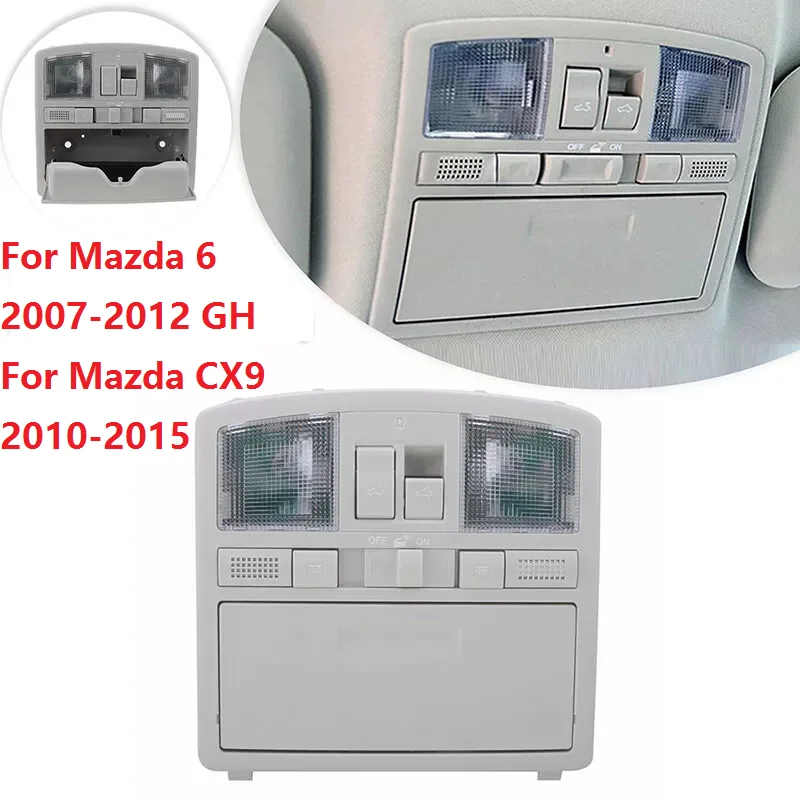 Console Console Readhead Reading Light W/ Strešné spínač TD11-69-970 pre Mazda 6 GH 07-2012 CX-9 10-15 TD12-69-970 GS4C-69-970D-75