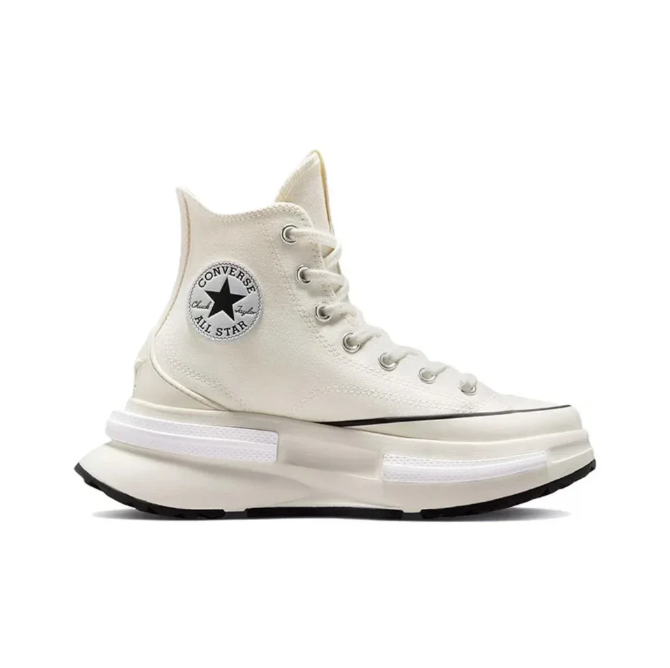Converse Run Star Legacy CX Men a ženy skateboarding topánky Vysoké vonkajšie vonkajšie ľahké vinobranie tenisiek biele