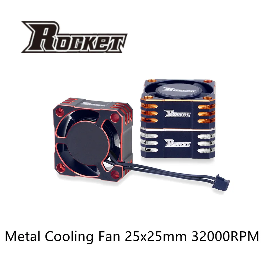 Cooketový chladiaci ventilátor 25x25mm 32000RPM/8.5V Turbo ESC Tepelný rozptyl pre hobbywing 1/10 RC CAR TS120 TS160 TS120V2 TS160V2