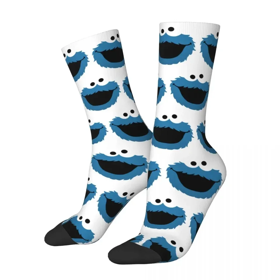 Cookie monštrum ponožky harajuku super mäkké pančuchy celé sezóny Dlhé ponožky Príslušenstvo pre unisex narodeninové darčeky