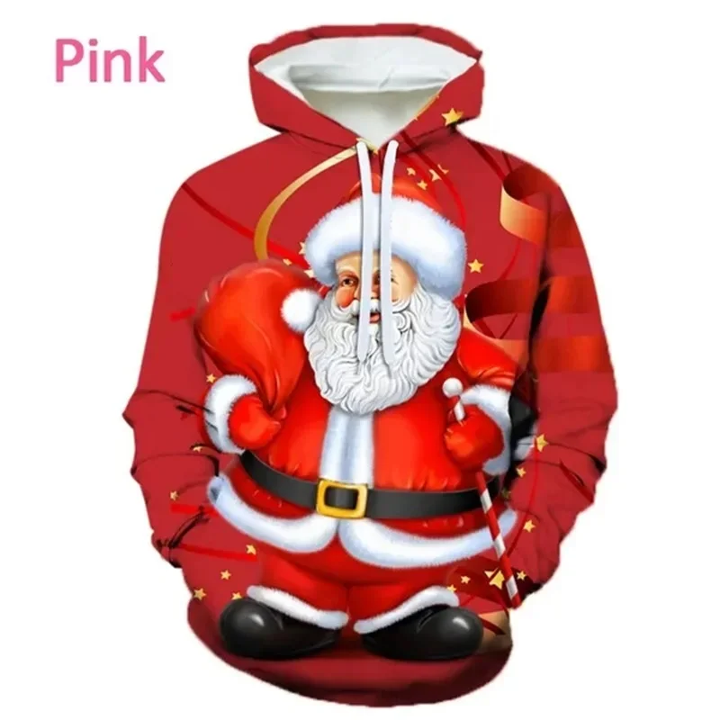 Cool 3D tlač vianočnej mikiny unisex vianočné stromčeky mikina Príležitostné pulóvera s dlhým rukávom nadrozmerné streetwear módne predá