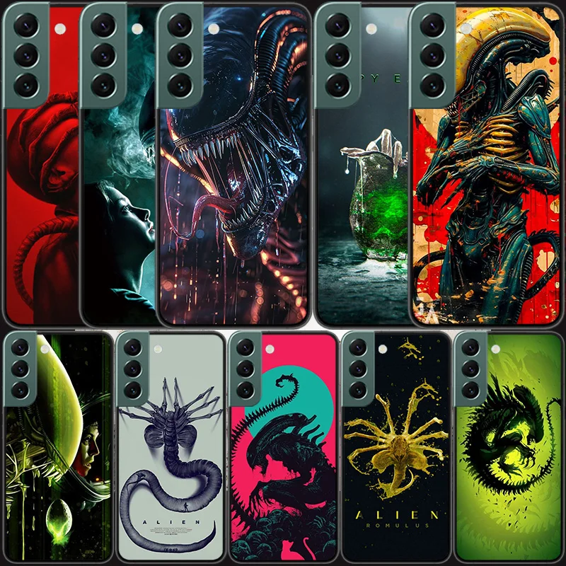 Cool A-Alien Xenomorph Telefón pre puzdro pre Samsung S8 S7 Galaxy Note 20 Ultra 10 Lite 9 8 M12 M21 M30S M31 M32 M51 M52 J8 J6 J4 Plus