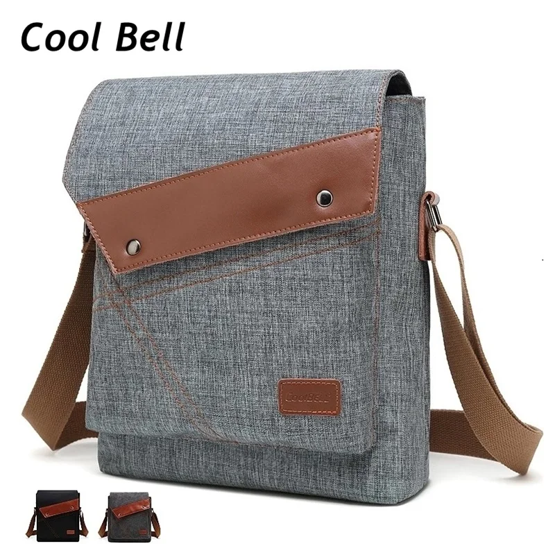Cool Bell Brand Messenger Ramer Bag, puzdro pre iPad 9,7,10 palca Tablet Mana vodotesné puzdro Nylon Canvas Dropship 3006